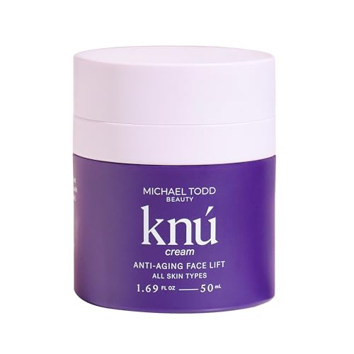 MICHAEL TODD Beauty KNU Cream ? Face Lifting, Brightening & Tightening Cream ? For Moisturizing & Rejuvenating ? With Bakuchiol, Peptides & Snail Secretion ? For All Skin Types ? 1.68 fl oz/50 mL