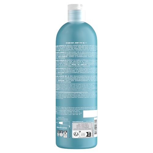 Bed Head by TIGI Urban Antidotes Resurrection Intensive Moisture Repair Shampoo for Severely Damaged Hair, Sulphate-Free, 25.36 fl oz
