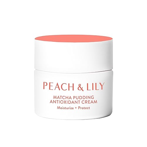 Peach & Lily - Matcha Pudding Antioxidant Cream (1.69 fl oz) - Face Moisturizer Cream - Protect & Hydrate Skin - Green Tea, Vitamin B3, Niacinamide - Self Care - Vegan, Cruelty Free - Korean Skincare