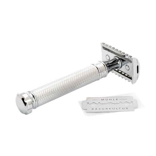M?HLE R41 TWIST Safety Shaving Razor - Open Comb Design for Wet Shaving