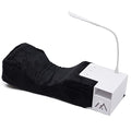 CNCEST Eyelash Extension Neck Pillow with Light,Eyelash Pillow Make Up Eyelash Extension Pillow with Shelf Organizer Stand for Salon Headrest Makeup Tools Grafted Support Neck Soft Stand(Black)