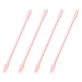 4 Pack large Eyebrow Wax Sticks Non, Stick Wax Spatula Silicone Eyebrow Wax Stick Waxing Applicator Reusable Hard Wax Sticks For Home Salon Body Use