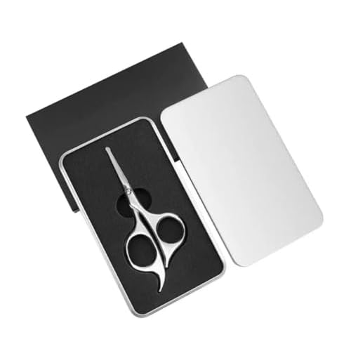 4.7-Inch Small Women¡¯S Pubic Hair Scissors Round-Tip Scissors&Bikini Trimmer Safety Groomer For Sensitive Areas, Stainless Steel, Ergonomic Grip