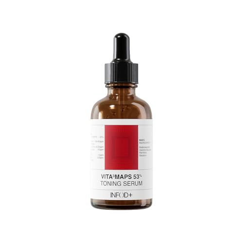 INFODPLUS VITA©øMAPS 53 Toning Serum ? Niacinamide & Sea Buckthorn | Brightening, Dark Spot Corrector, Even Skin Tone Night Serum