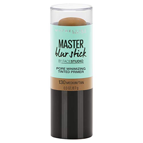 Maybelline New York Facestudio Master Blur Stick Primer Makeup, Medium/Tan, 0.3 oz.