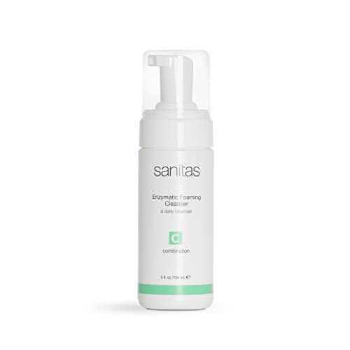 Sanitas Skincare Enzymatic Foaming Cleanser, Pore Refining Cleanser, Fruit Enzymes, 5 Ounces