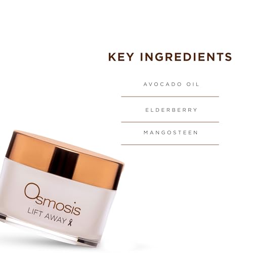 OSMOSIS LIFT AWAY Cleansing Balm Facial Cleanser Without Drying, Face Wash with Avocado Oil and Elderberry for Aging, Dry, Sensitive Skin, 2.5 Oz