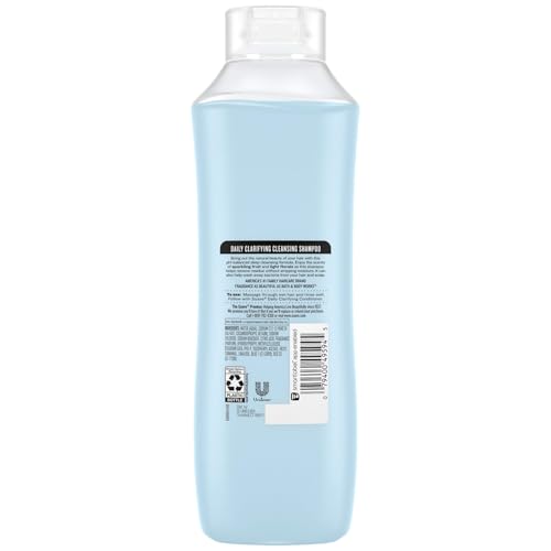 Suave Clarifying Shampoo, Family-Size ? pH-Balanced & Hypoallergenic Daily Deep Cleansing Shampoo for Normal to Oily Hair, 22.5 Oz