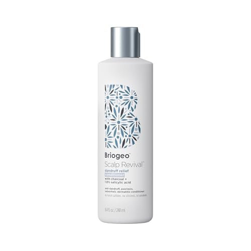 Briogeo Scalp Revival Dandruff Relief Conditioner | Charcoal + 1.8% Salicylic Acid | Daily Anti-Dandruff Conditioner for Flakes, Itch & Irritation | Color-Safe | Vegan & Cruelty Free | 8.4 oz
