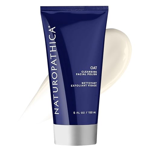 Naturopathica Oat Cleansing Facial Polish - Multi-Use Facial Cleanser - Face Scrub & Mask - Exfoliating Face Wash for Women & Men - Gentle Exfoliating - 5 fl oz