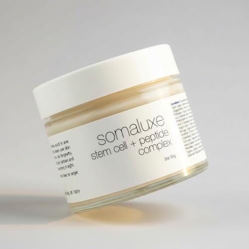 Somaluxe Plant Stem Cell + Collagen Moisturizer - Reverses Skin Aging with CoQ10 and Hyaluronic Acid