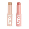 ColourPop Bronzer & Blush Duo - Cream Bronzer Stick (Laguna Beach, 0.28 oz) + Blush Stix (25/8, 0.28 oz), Buildable, Blendable, Natural Finish for Cheeks & Contour