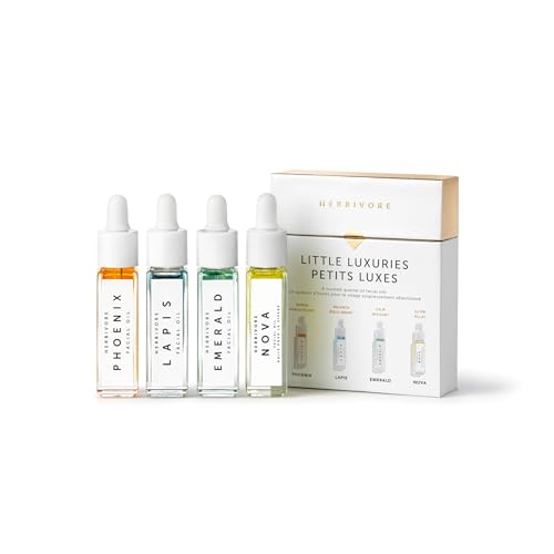 HERBIVORE Minis Gift Set | Best Sellers Skincare Collection Plant-based, Vegan, Cruelty-free