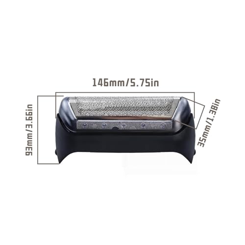 Series 1 10B Foil & Cutter Replacement Head, Razor Replacement Foil & Cutter Cassette with Bra-un Cruzer, 10B/20B 1000/2000 Series, Shaver Head Set Compatible with 190 1735 1775 5728 5729 170S
