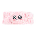 The Cr?me Shop x APEACH 3D Teddy Headyband, Spa Headband for Washing Face, Skincare Headbands, Soft & Fluffy Headbands for Women, Cruelty-Free & Vegan