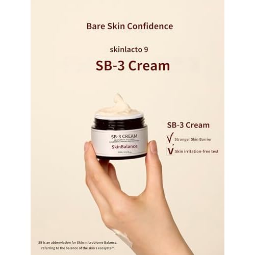 SB-3 SKIN REPAIR Cream(2.03 fl oz) with PDRN, Lactobacillus Ferment, Fermented Hemp Root Extract ? Firming, Brightening, Deep Hydration & Microbiome Boosting for Radiant Skin