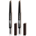 L.A. COLORS Browie Wowie Brow Pencil, Espresso CBP407 (Pack of 2)