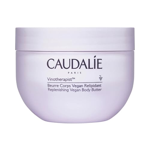 Caudalie Vinotherapist Replenishing Vegan Body Butter with Shea Butter and Grape-seed Oil, Addresses Itching Caused by Eczema and Other Skin Conditions - 250 mL