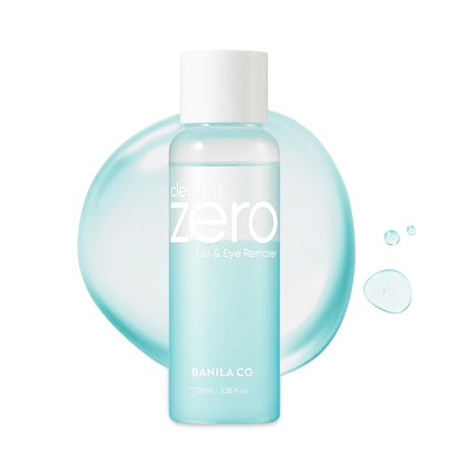 BANILA CO Clean it Zero Lip & Eye Remover | Gentle Bi-Phase Makeup Remover for Waterproof Eye & Lip Makeup | Vegan, Non-Irritating Formula with Coconut & Jojoba Oils (100ml / 3.38 fl.oz)