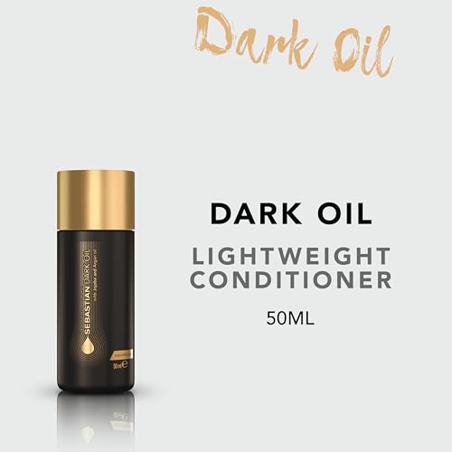 Sebastian Professional Dark Oil Lightweight Conditioner | Infused with Jojoba & Argan Oil for Silky, Smooth Conditioned Hair