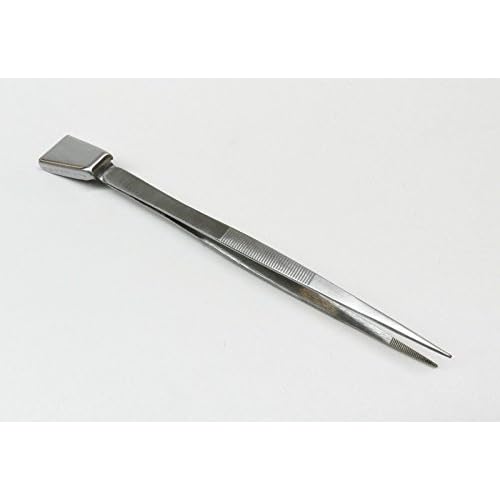 Diamond Tweezer with Scoop For Stones Bead Work Gemologist Tweezers Shovel End By JTS