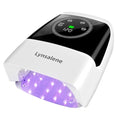 132W UV LED Nail Lamp,Rechargeable UV Light for Gel Nails with 4 Timers & LCD Screen,Prefsssional LED Nail Lamp Nail Dryer Fast Curing for Salon & Home Use