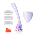Billie Razors for Women Shaving Kit ? Women¡¯s Razor + 4 x 5-Blade Razor Refills + Magnetic Holder + Women¡¯s Razor Travel Case - DreamPop