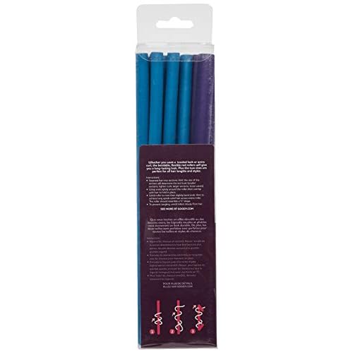 GOODY Flexible Rod Hair Rollers, Assorted, 20 Count