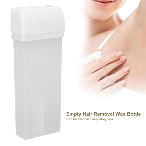 Empty Hair Removal Wax Bottle Home Beauty Salon Refillable Depilatory Wax Roller Bottle Container Accessory