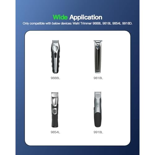 4.2V Charger Replacement for Wahl 9888L 9818L 9860 WNT-9 WNT-8 5622 5623 9854L 9918D 9876 9865 9766 8779 79608 97581 Hair Beard Trimmer Clipper Shaver Power Cord
