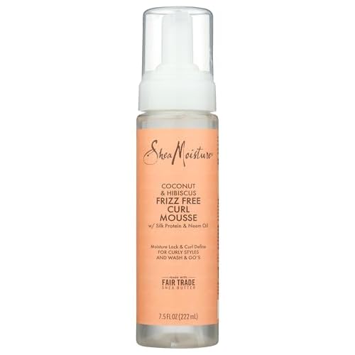 SHEA MOISTURE Sheamoisture Coconut & Hibiscus Frizz-free Curl Mousse - 7.5 Fl Oz, 7.5 Oz (290612 )