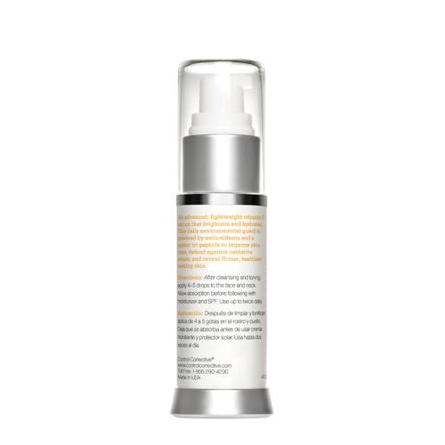 CONTROL CORRECTIVE VitaC Peptide Complex ? Vitamin C Peptide Face Serum with Antioxidants, Collagen Support & Hydration for Aging or Uneven Skin