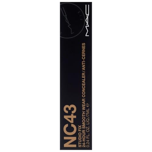 Studio Fix 24-Hour Smooth Wear Concealer - NC43 by MAC for Women - 0.24 oz Concealer