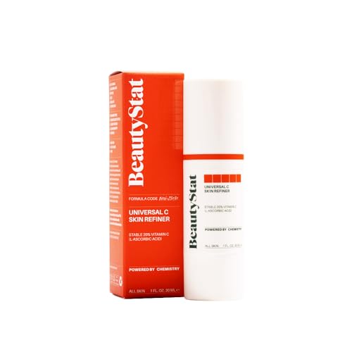 BeautyStat Universal C Serum ? 20% Pure Vitamin C with Collagen-Boosting Peptides and Hyaluronic Acid to Brighten, Firm, and Strengthen Skin (30ml)