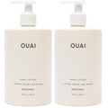 OUAI Hand Lotion - Daily, Lightweight, Hydrating Lotion for Dry Skin - Made with Avocado, Rosehip and Jojoba Oil to Lock in Moisture - Never Greasy (16 Fl Oz) (Pack of 2)