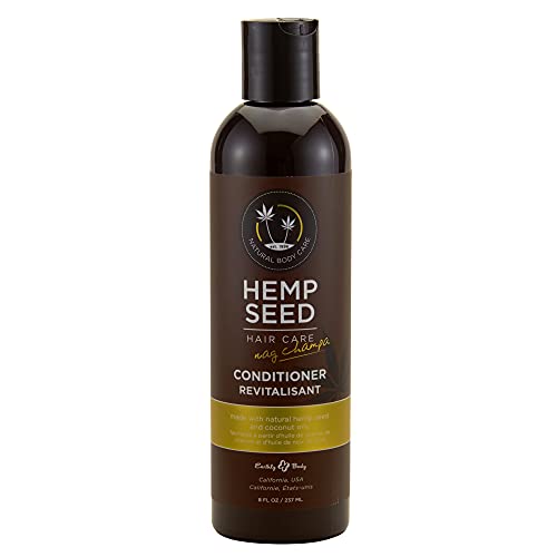 Hemp Hair Conditioner - 8 oz - With Hemp Seed Oil, Coconut Oil & Vitamin E - Keeps Hair Soft & Smooth - Vegan, Cruelty-Free