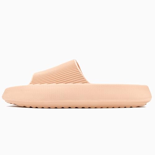 rosyclo Cloud Slippers for Women and Men, Pillow House Slippers Shower Shoes Indoor Slides Bathroom Sandals, Ultimate Comfort, Lightweight, Thick Sole, Non-Slip, Easy to Clean