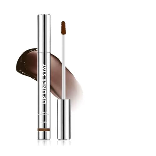 Lip Liner Peel Off Lip Liner Stain Pencil Waterproof Long Lasting Transfer-Proof High Pigment (03#)