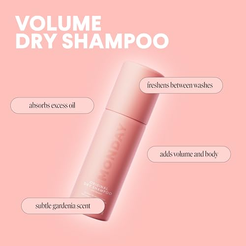 MONDAY HAIRCARE VOLUME Dry Shampoo with Collagen, oil-absorbing ideal for Thin & Fine Hair 50ML (3 Pack)