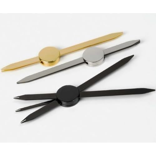 Brow Measuring Tool for Mapping, Stainless Steel Compass Eyebrow Ruler for Microblading Eyeliner Semi Permanent Makeup (Golden)