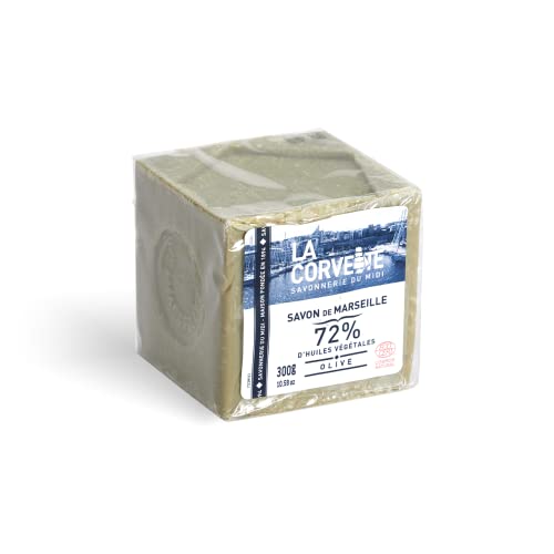 La Corvette Marseille Cube Soap Savon de Marseille Olive Natural Soap for 1894? ? ¢æ ¡°? 300? g