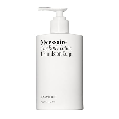 N?cessaire The Body Lotion - Fragrance-Free - Multi-Peptide Moisturizer - Firming Body Lotion for Women + Men. 2.5% Niacinamide. Non-Comedogenic + Hypoallergenic for Sensitive Skin ? 450ml/15.2 fl oz