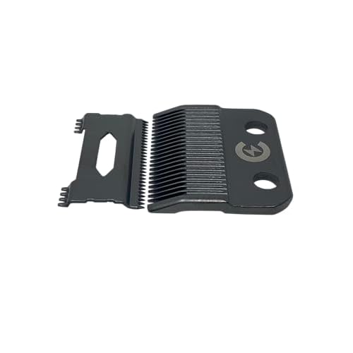 Caliber .50 Caliber Dual DLC Taper Blades - Stainless Steel Replacement Blades for Clippers