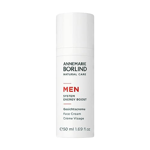 ANNEMARIE B?RLIND - MEN SYSTEM ENERGY BOOST Face Cream - energizing, nourishing & firming facial care, with organic juniper extract & Aloe Vera, vegan, 1.69 Fl. Oz.