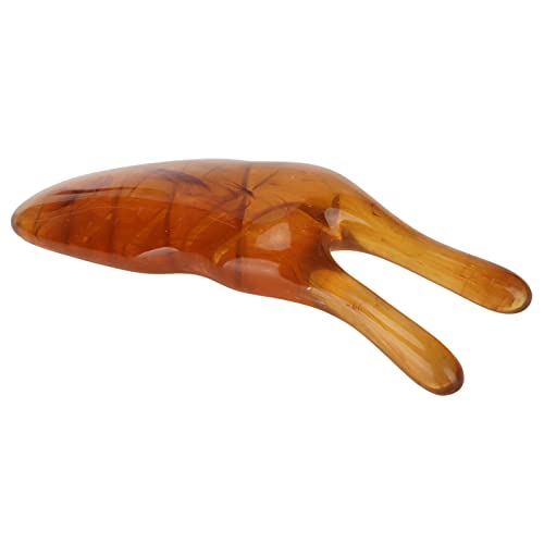 FILFEELNose Massager, Resin Gua Sha Facial Tools Nose Up Scraper for Women Nose Shaping (Amber)