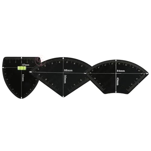 Aluminum Alloy Reuse Fast Drawing Eyebrow Design Ruler Microblading Mapping Tool Shaping Permanent Makeup Drawing Guide Ruler Tattoo Supplies (B)
