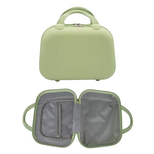 Travel Makeup Bag for Women, Large Travel Toiletry Bag for Cosmetics, Skincare - 12 Inch Hard Shell Cosmetic Case (Mint)