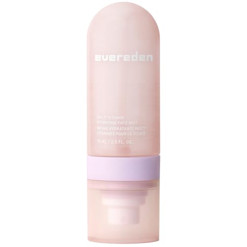 Evereden Kids Multi-Vitamin Hydrating Face Mist | Nourishing Face Spray, Preppy Skincare Essential for Ages 6+ | Clean Formula Safe for Sensitive Skin | Multi-Vitamin Complex, Peach & Mango Juice