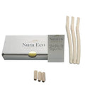 Nura Eco Glass Skin Starter Kit ? Sustainable Wheat Straw Dermaplaning Tool ? Instant Glow & Peach Fuzz Removal ? Includes 3 Precision Razors + Eco Friendly