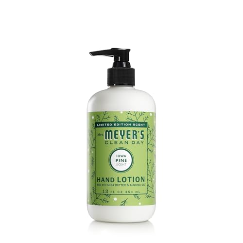 MRS. MEYER'S CLEAN DAY Hand Lotion, Iowa Pine Scent, 12 Ounce Bottle